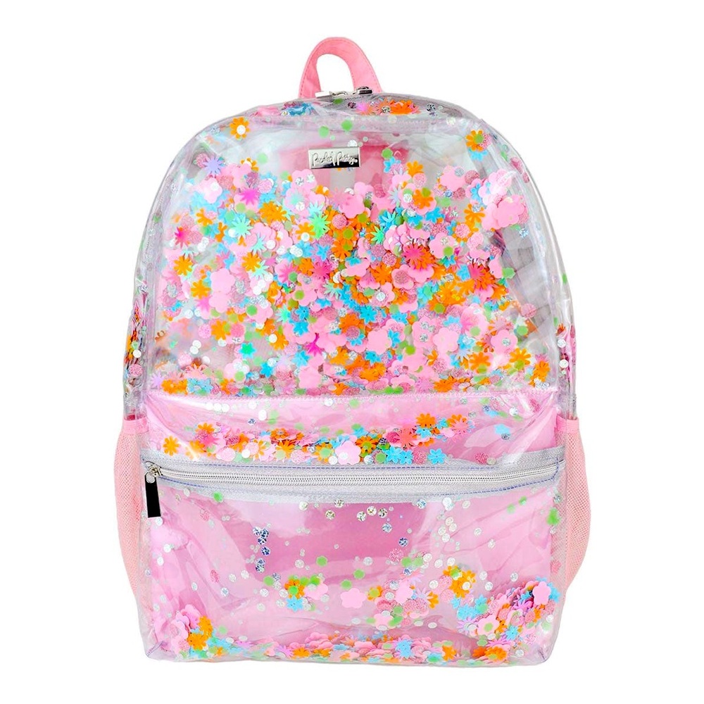 Packed Party Flower Shop Clear Backpack